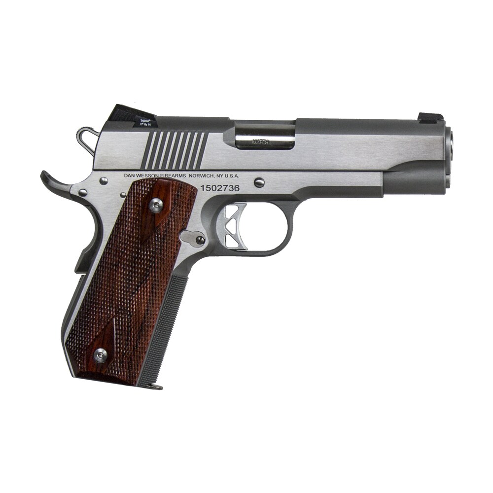 dan wesson 01912 commander classic *ca compliant 45 acp 8+1 4.25" stainless match grade barrel, brushed stainless steel serrated slide & bobtail frame, wood grip, ambidextrous Dan Wesson 01912 Commander Classic *CA Compliant 45 ACP 8+1 4.25" Stainless Match Grade Sports South item 95400