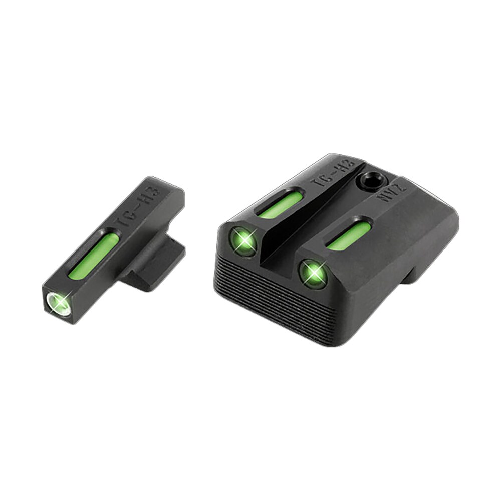 truglo tg13nv1a tfx black | green tritium & fiber optic white outline front sight green tritium & fiber optic rear sight TruGlo TG13NV1A TFX Black | Green Tritium & Fiber Optic White Outline Front Sight Green Sports South item 95505