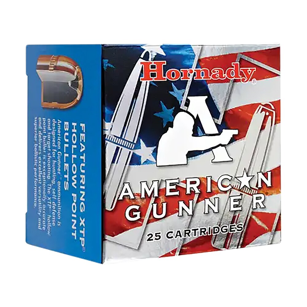 hornady 90224 american gunner 9mmluger+p 124gr hornady xtp hollow point 25 per box/10 case Hornady 90224 American Gunner 9mmLuger+P 124gr Hornady XTP Hollow Point 25 Per Box/10 Case Sports South item 95557