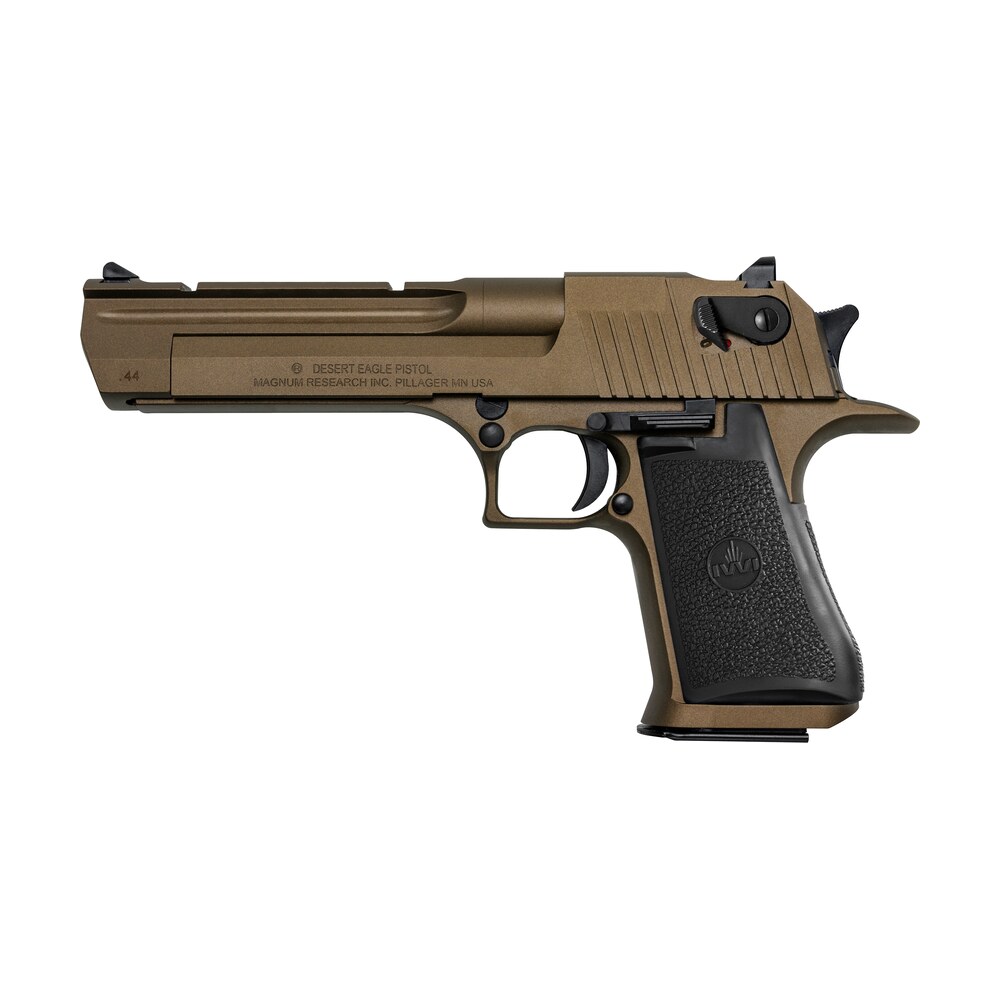 magnum research de44cabb desert eagle mark xix *ca compliant 44 rem mag 6" 8+1 burnt bronze cerakote carbon steel frame & slide black rubber grip Magnum Research DE44CABB Desert Eagle Mark XIX *CA Compliant 44 Rem Mag 6" 8+1 Burnt Bronze Sports South item 95607