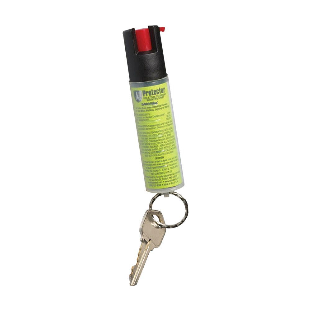 sabre srpk02 dog spray capsaicin range 12 ft 0.75 oz includes key ring Sabre SRPK02 Dog Spray Capsaicin Range 12 ft 0.75 oz Includes Key Ring Sports South item 95706