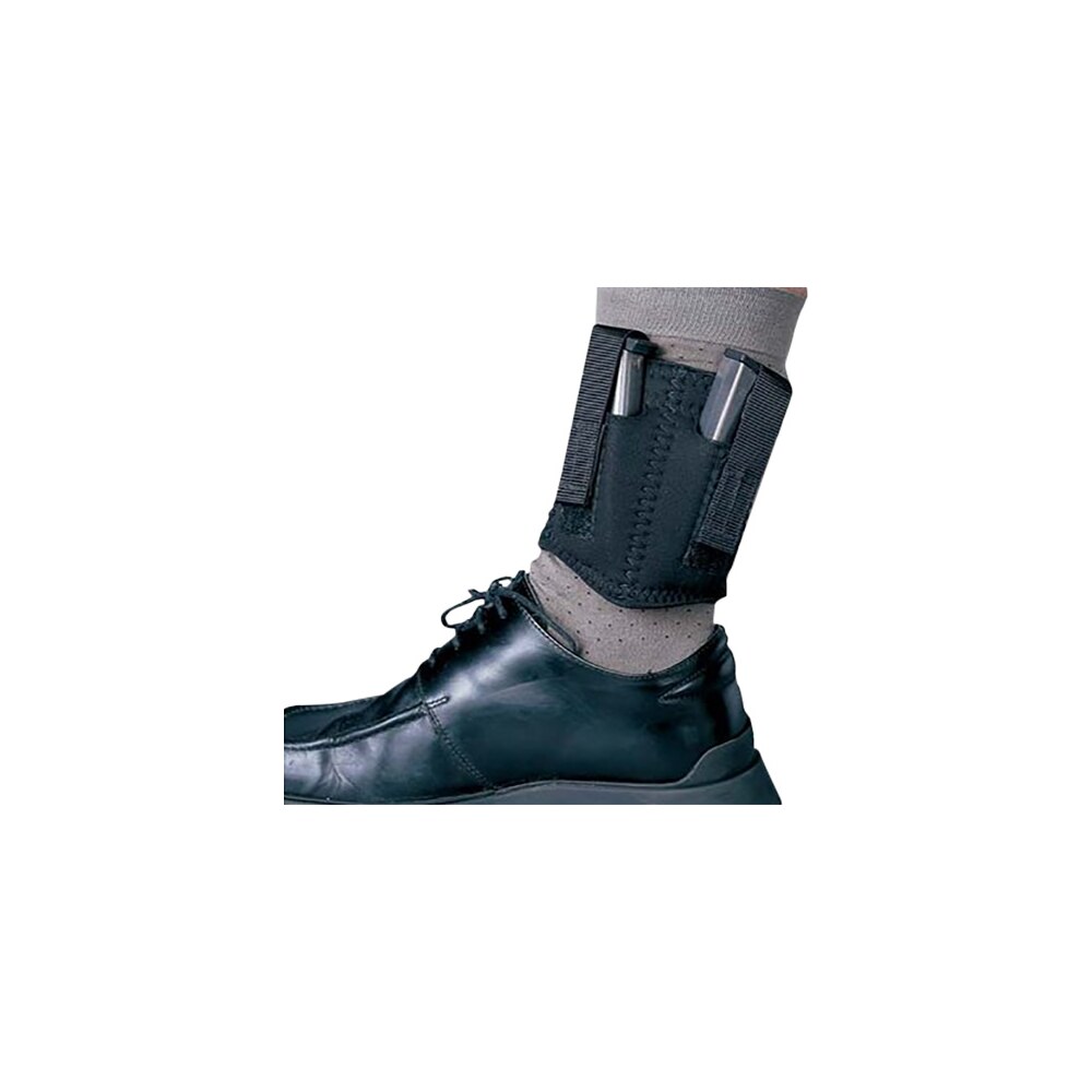 desantis gunhide n81bjzzz0 ankle double mag pouch double black neoprene ankle compatible w/ 9mm compatible w/ 40 ambidextrous hand DeSantis Gunhide N81BJZZZ0 Ankle Double Mag Pouch Double Black Neoprene Ankle Compatible Sports South item 95738