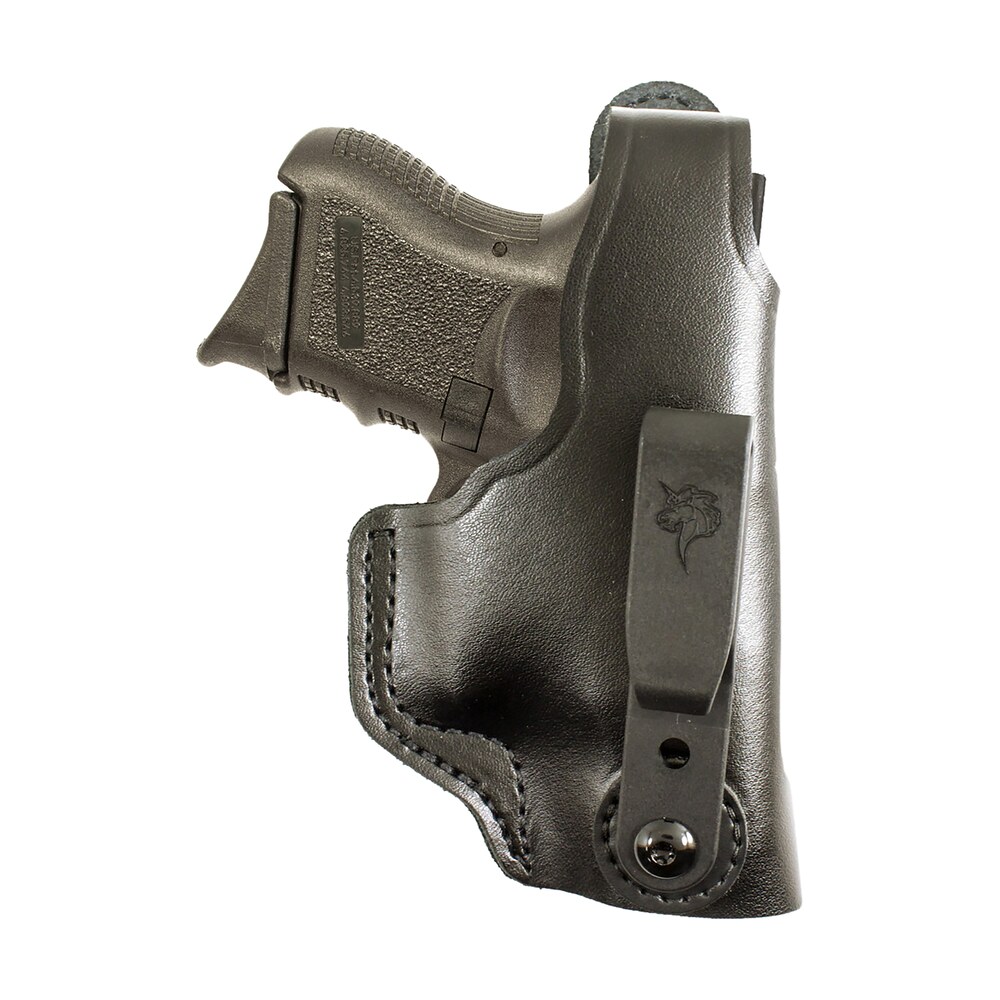 desantis gunhide 033bae1z0 dual carry ii iwb/owb black leather belt clip compatible w/glock 26/ walther pps right hand DeSantis Gunhide 033BAE1Z0 Dual Carry II IWB/OWB Black Leather Belt Clip Compatible Sports South item 95756