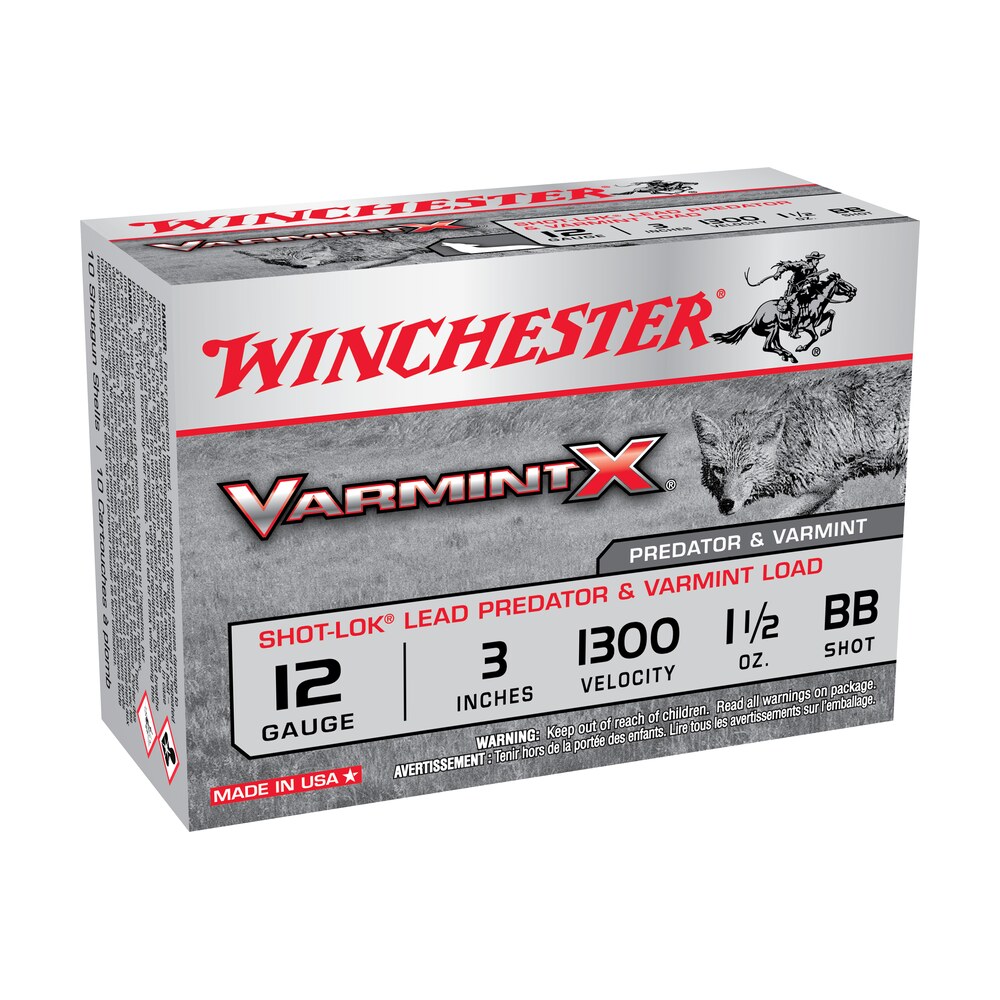 winchester ammo x123vbb varmint x shot lok 12gauge 3″ 1 1/2oz bbshot 10 per box/10 case Winchester Ammo X123VBB Varmint X Shot-Lok 12Gauge 3" 1 1/2oz BBShot 10 Per Box/10 Case Sports South item 9603