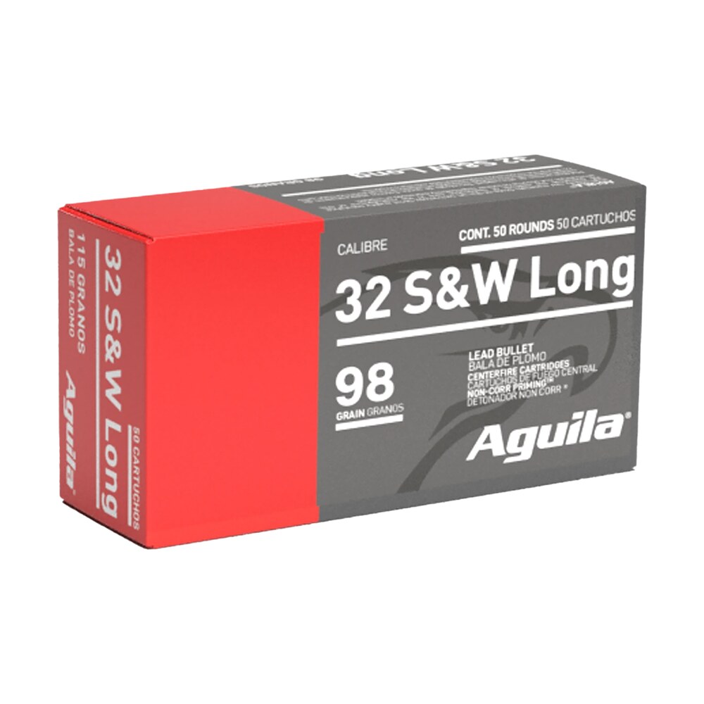 aguila 1e322340 32s&w long 98gr lead round nose 50 per box/20 case Aguila 1E322340 32S&W Long 98gr Lead Round Nose 50 Per Box/20 Case Sports South item 96085