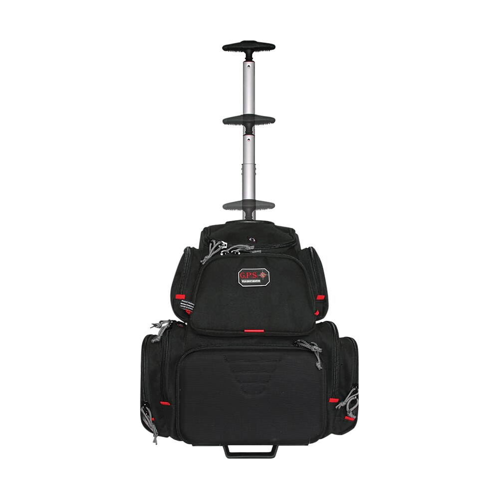 gps bags 1711robp handgunner rolling backpack black 600d polyester holds 4 handguns GPS Bags 1711ROBP Handgunner Rolling Backpack Black 600D Polyester Holds 4 Handguns Sports South item 9641