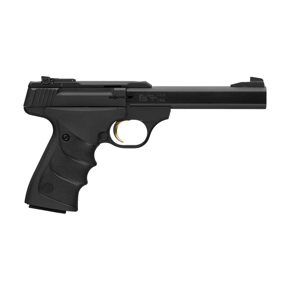 browning 051497490 buck mark urx 22 lr 10+1 5.50" slab side barrel, matte black serrated steel slide & aluminum frame, black overmolded rx grips Browning 051497490 Buck Mark URX 22 LR 10+1 5.50" Slab Side Sports South item 96633