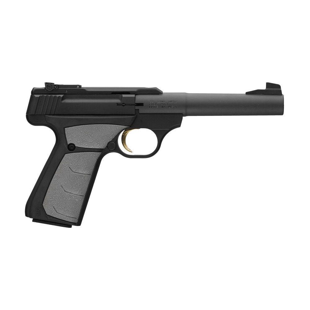 browning 051498490 buck mark camper 22 lr 10+1 5.50" tapered bull barrel, matte black serrated steel slide & aluminum frame, gray ultragrip fx grip Browning 051498490 Buck Mark Camper 22 LR 10+1 5.50" Tapered Bull Sports South item 96634