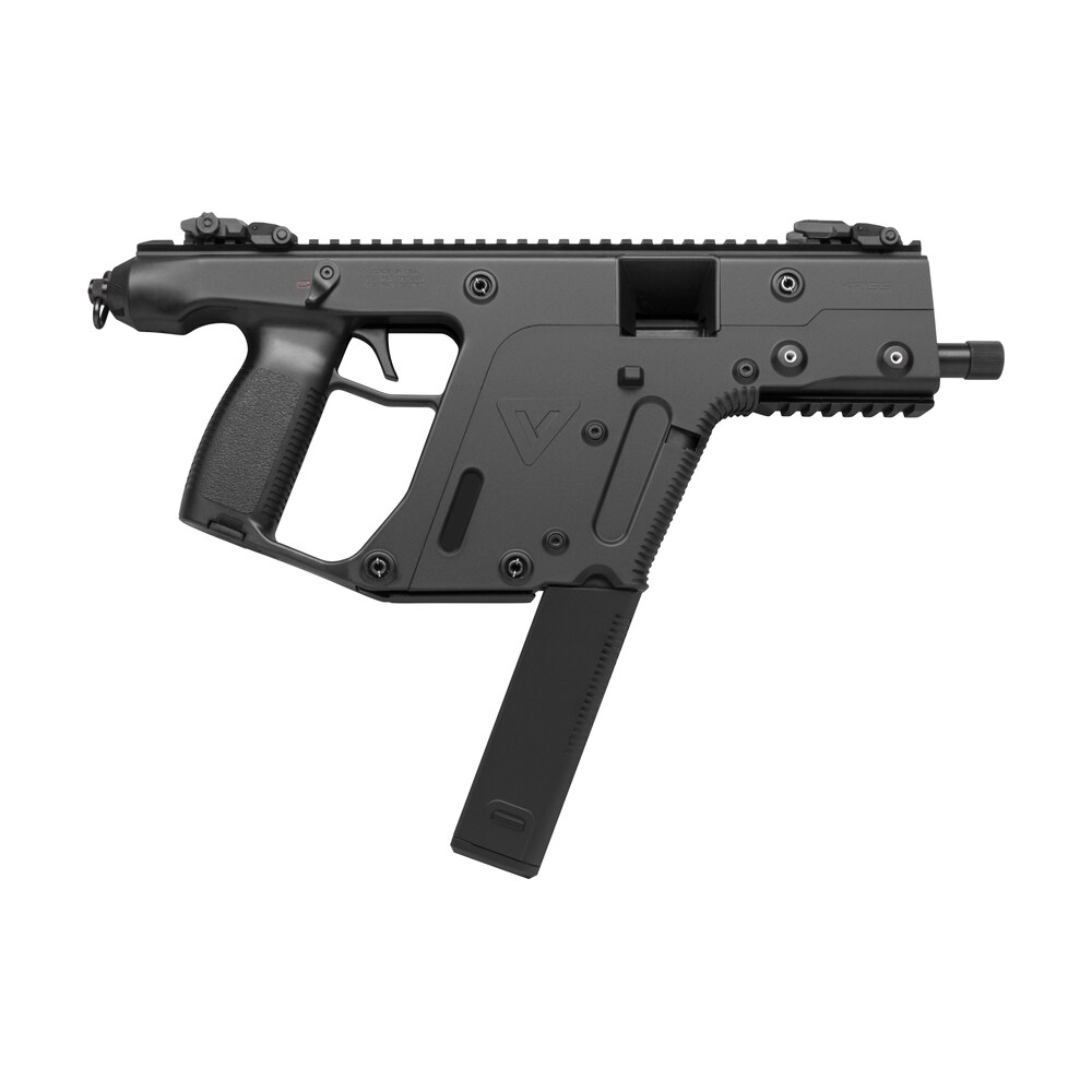kriss usa kv10pbl20 vector sdp gen2 10mm auto 33+1 5.50″ black nitride threaded barrel, black polymer picatinny rail receiver, black polymer grips, glock magazine compatible Kriss USA KV10PBL20 Vector SDP Gen2 10mm Auto 33+1 5.50" Black Nitride Threaded Sports South item 9678
