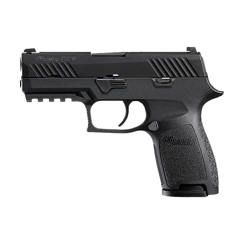 sig sauer 320c45bss p320 compact 45 acp 9+1 3.90" black carbon steel barrel, black nitron serrated slide, black stainless steel frame w/picatinny rail black polymer grips right hand Sig Sauer 320C45BSS P320 Compact 45 ACP 9+1 3.90" Black Carbon Steel Sports South item 96854