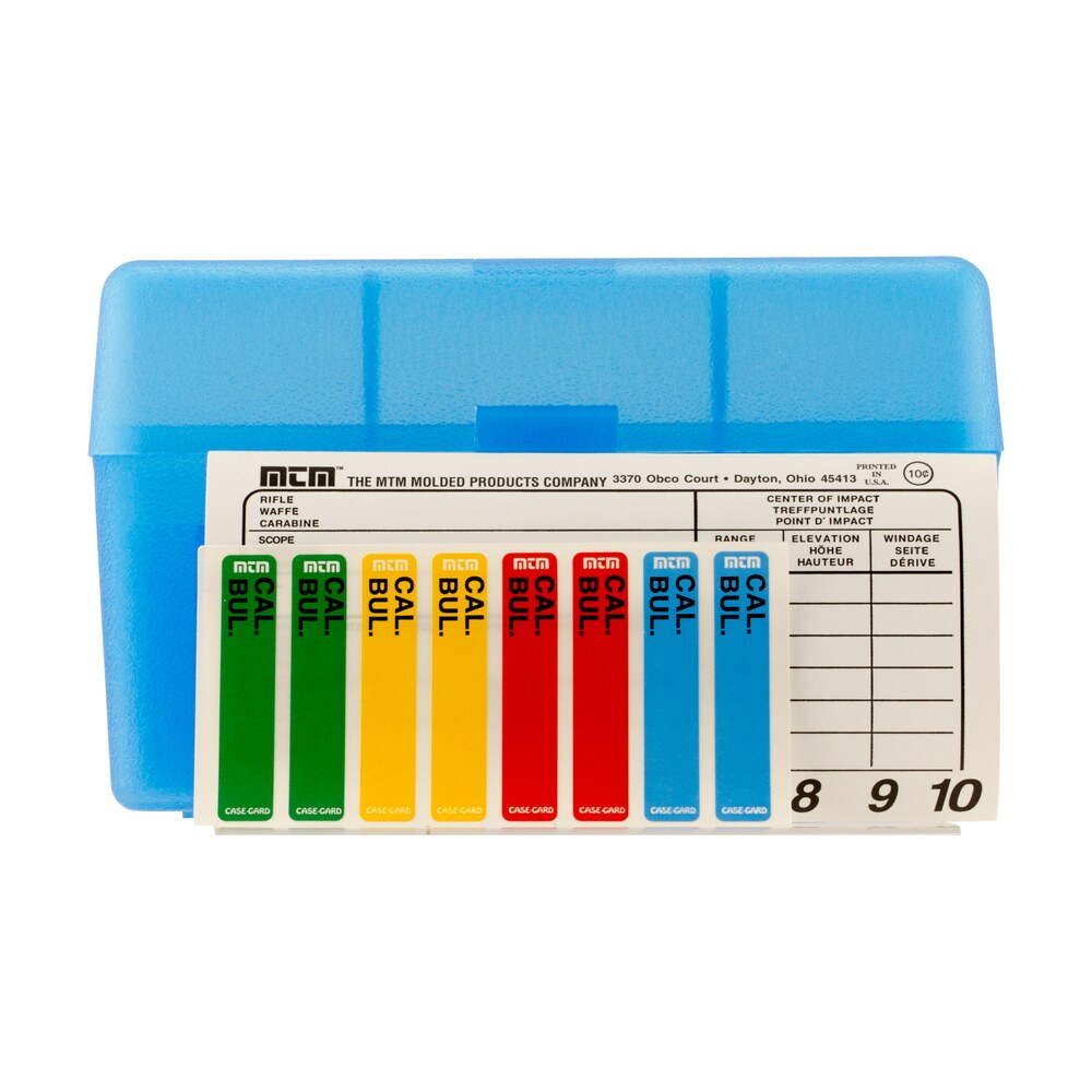 mtm case gard rl5024 case gard r 50 multi caliber clear blue polypropylene 50rd MTM Case-Gard RL5024 Case-Gard R-50 Multi-Caliber Clear Blue Polypropylene 50rd Sports South item 9699