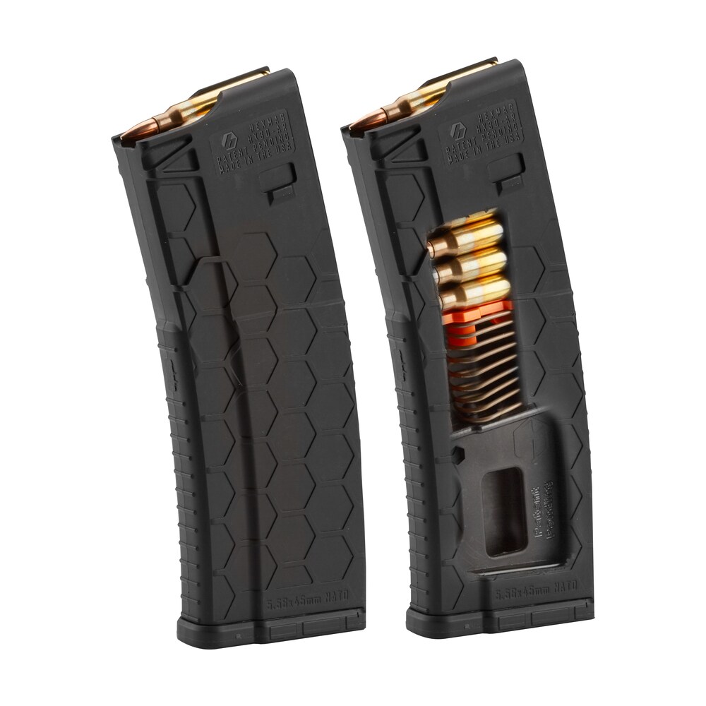 hexmag hx1530arblk series 2 black detachable 15rd multi caliber for ar 15 Hexmag HX1530ARBLK Series 2 Black Detachable 15rd Multi-Caliber for AR-15 Sports South item 9731