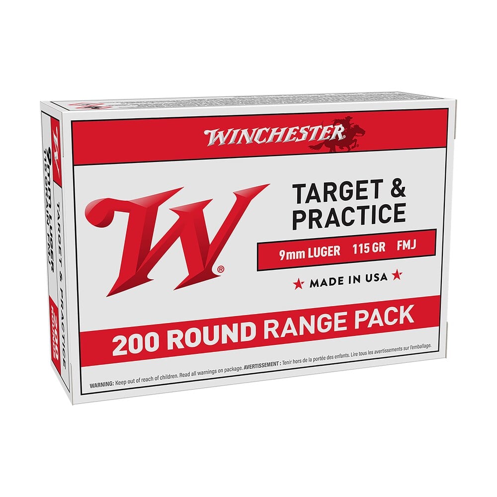 winchester ammo usa9w usa 9mmluger 115gr full metal jacket 200 per box/5 case Winchester Ammo USA9W USA 9mmLuger 115gr Full Metal Jacket 200 Per Box/5 Case Sports South item 97745