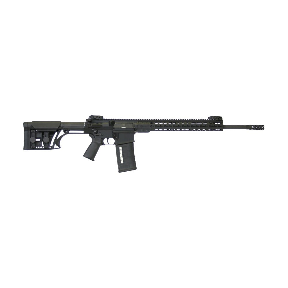 armalite ar10tac20 ar 10 tactical 308 win 20" 25+1 black hard coat anodized black phosphate adjustable luth ar mba 1 stock black polymer grip ArmaLite AR10TAC20 AR-10 Tactical 308 Win 20" 25+1 Black Hard Coat Anodized Black Phosphate Sports South item 97753