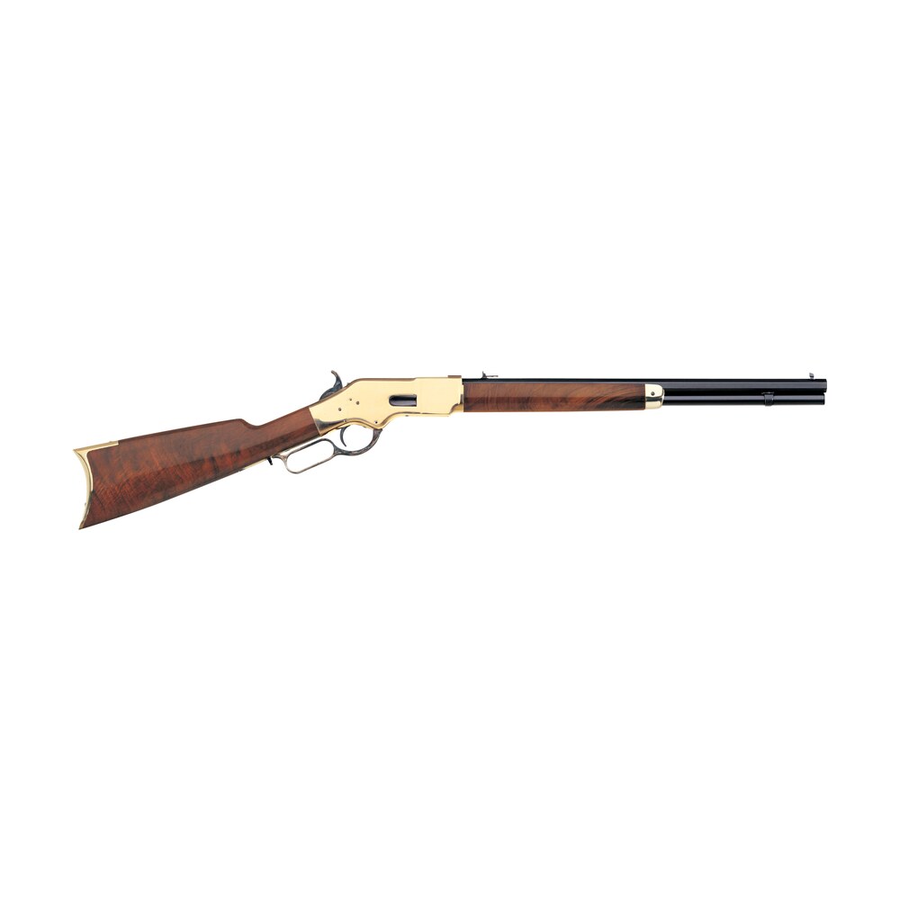 taylors & company 550190 1866 uberti full size 45 colt (long colt) 10+1 20″ blued octagon barrel, brass receiver, walnut fixed stock, right hand Taylors & Company 550190 1866 Uberti Full Size 45 Colt (Long Colt) 10+1 20" Blued Octagon Sports South item 9783