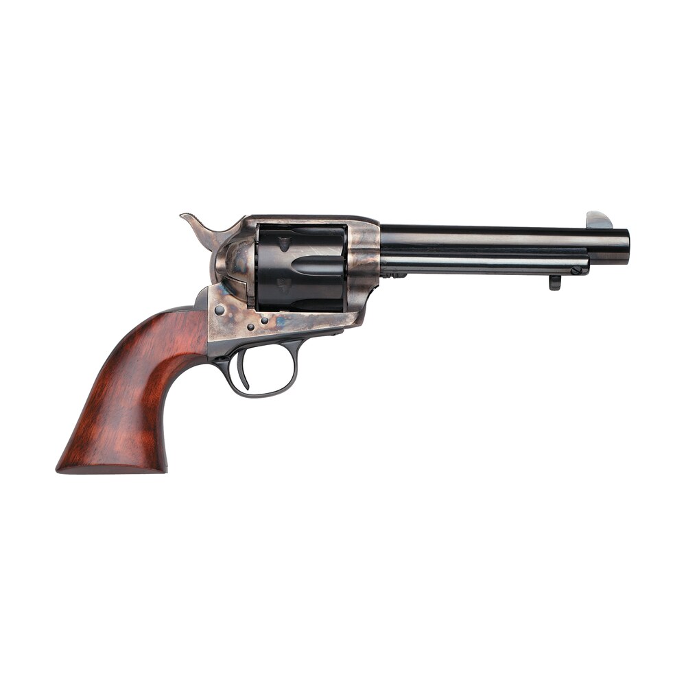 taylors & company 550903 1873 cattleman uberti large 357 mag/38 special 6 shot 5.50″ blued steel barrel & cylinder, color case hardened steel frame, walnut navy style grip, exposed hammer Taylors & Company 550903 1873 Cattleman Uberti Large 357 Mag/38 Special 6 Shot 5.50" Blued Sports South item 9794