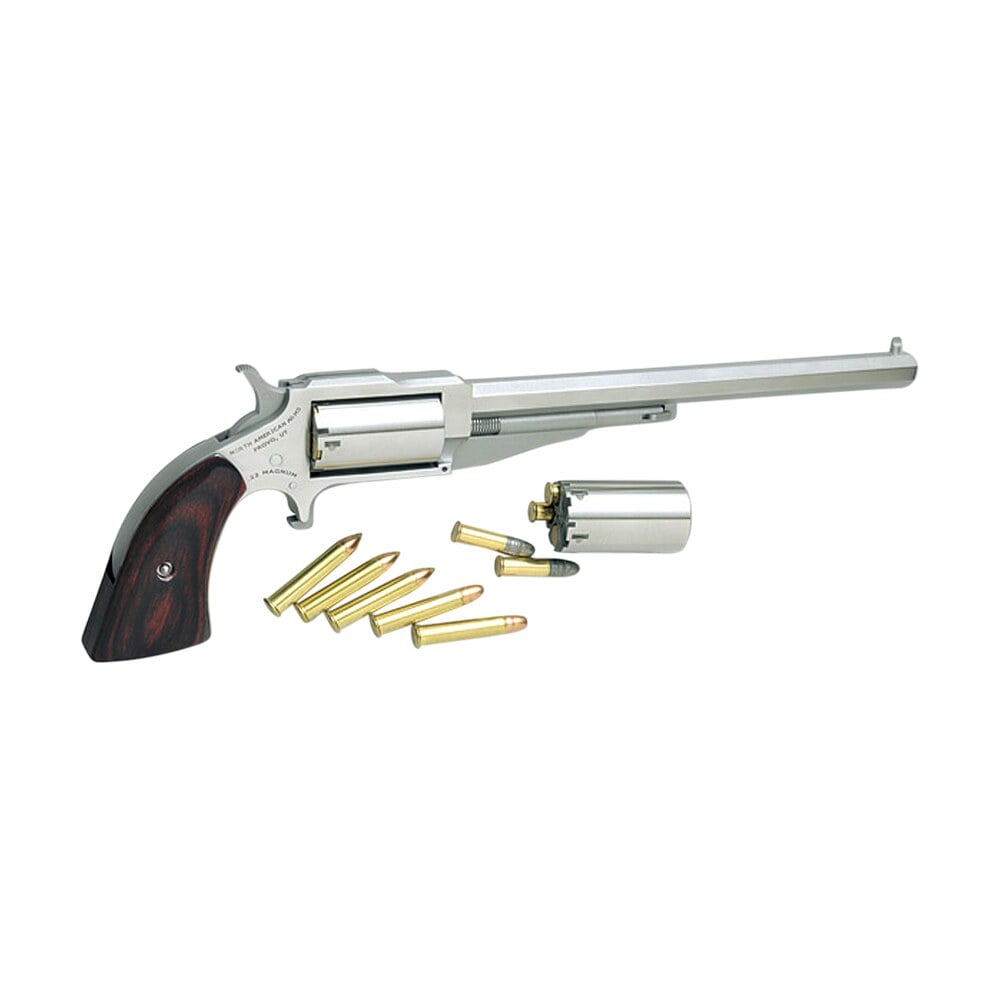 north american arms 18606c earl hogleg *ca compliant 22 lr/22 mag 5 shot 6" satin steel barrel & frame/stainless cylinder/rosewood boot grips North American Arms 18606C Earl Hogleg *CA Compliant 22 LR/22 Mag 5 Shot 6" Satin Steel Barrel Sports South item 97962