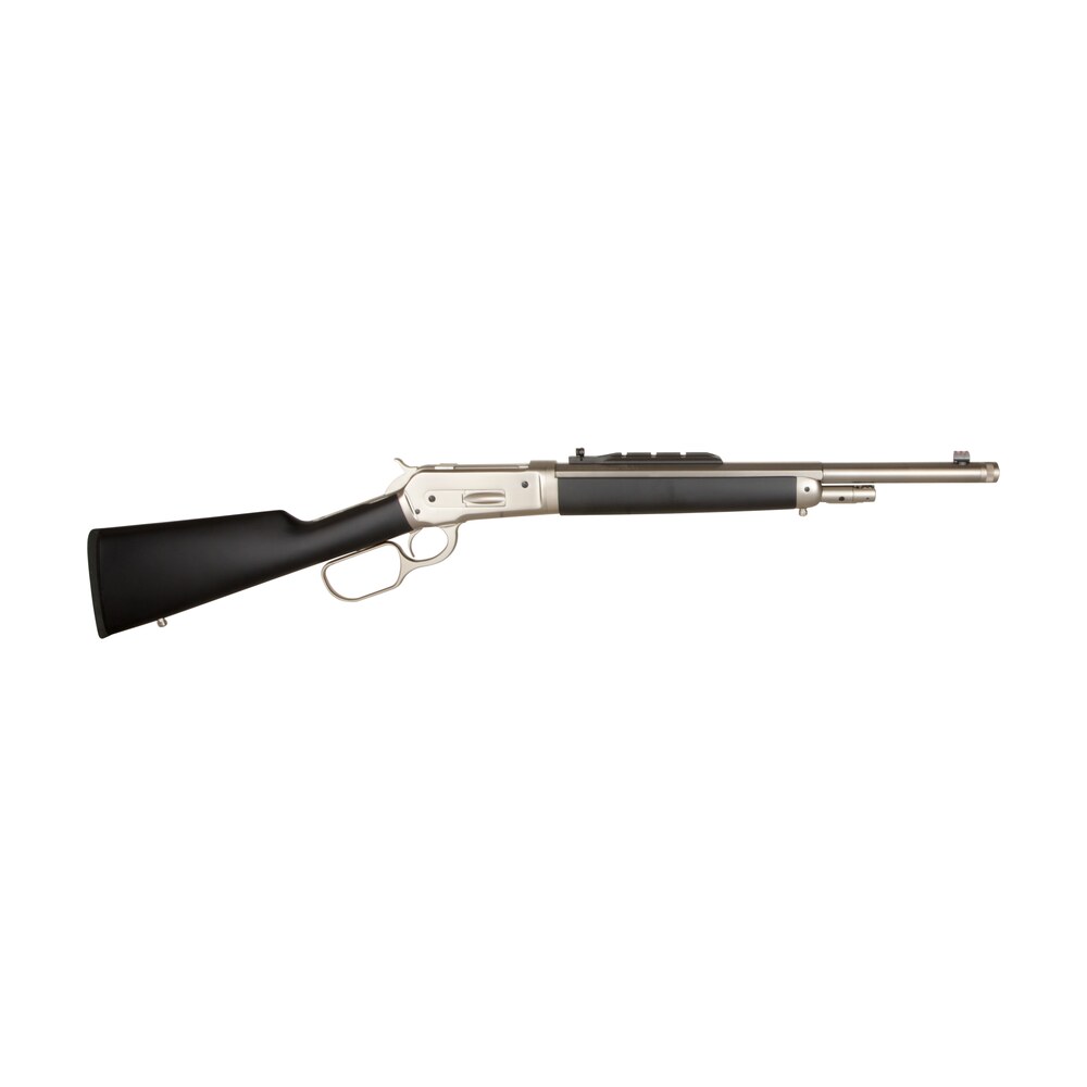 taylors & company 220090 1886 ridge runner take down 45 70 gov caliber with 4+1 capacity, 18.50″ barrel, matte chrome metal finish & softtouch black synthetic stock right hand (full size) Taylors & Company 220090 1886 Ridge Runner Take Down 45-70 Gov Caliber Sports South item 9797