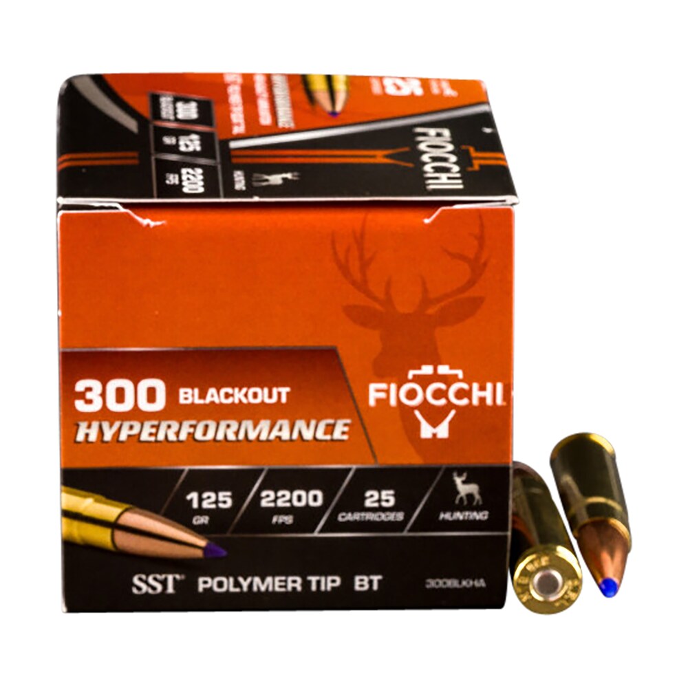 fiocchi 300blkha hyperformance 300blackout 125gr super shock tip 25 per box/20 case Fiocchi 300BLKHA Hyperformance 300Blackout 125gr Super Shock Tip 25 Per Box/20 Case Sports South item 98261