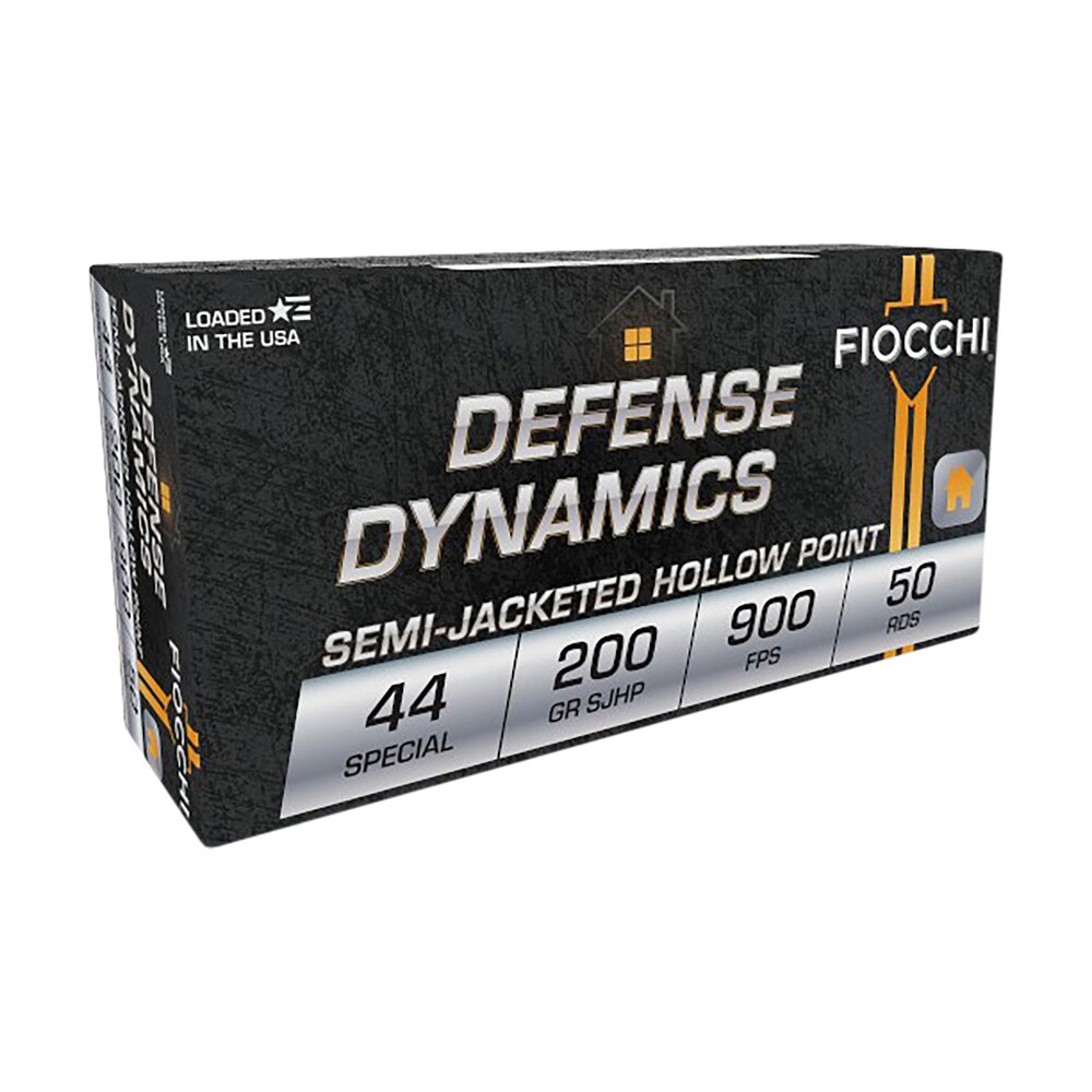 fiocchi 44sa500 defense dynamics 44s&wspl 200gr semi jacketed hollow point 50 per box/10 case Fiocchi 44SA500 Defense Dynamics 44S&WSpl 200gr Semi Jacketed Hollow Point 50 Per Box/10 Sports South item 98272