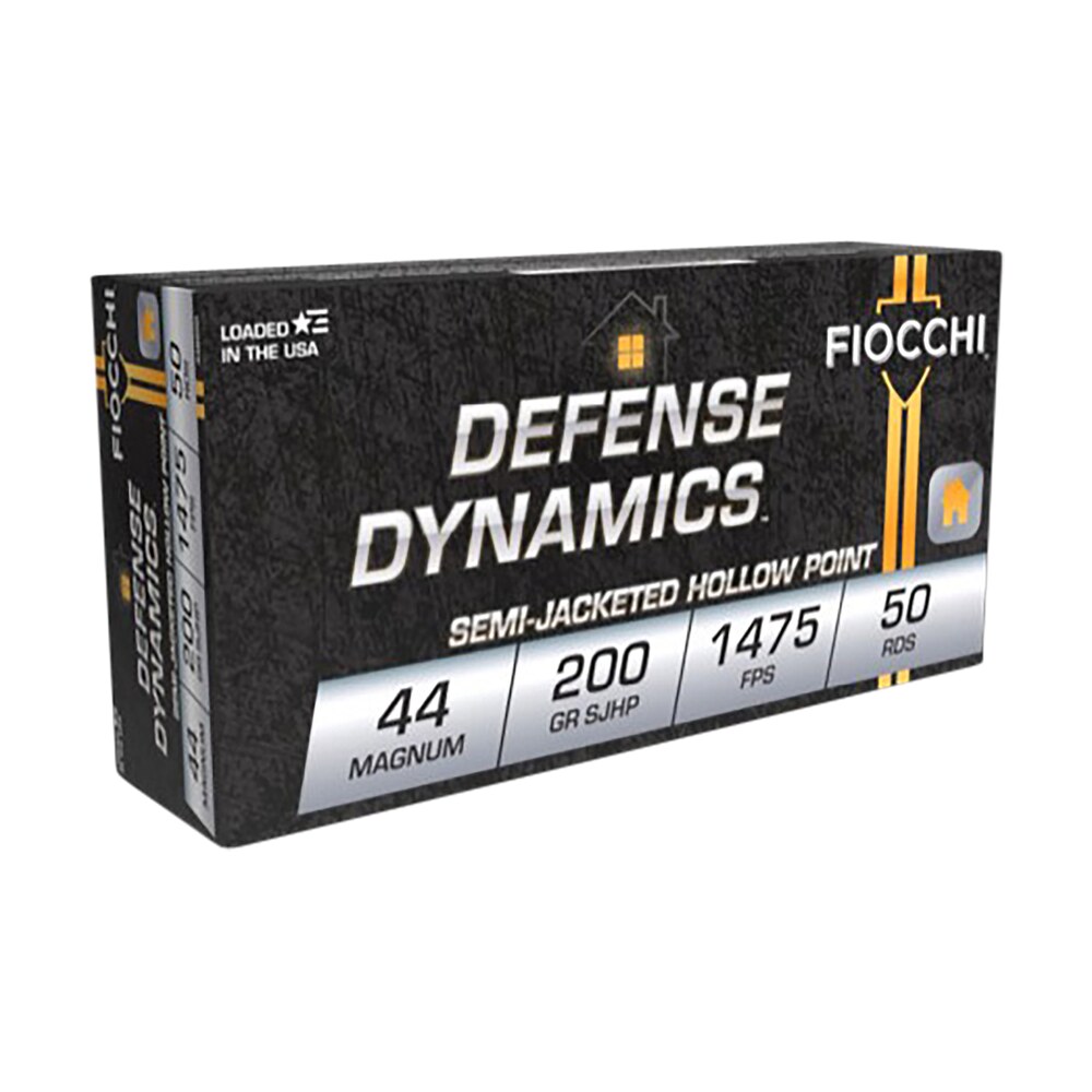 fiocchi 44b500 defense dynamics 44remmag 200gr semi jacketed hollow point 50 per box/10 case Fiocchi 44B500 Defense Dynamics 44RemMag 200gr Semi Jacketed Hollow Point 50 Per Box/10 Case Sports South item 98274