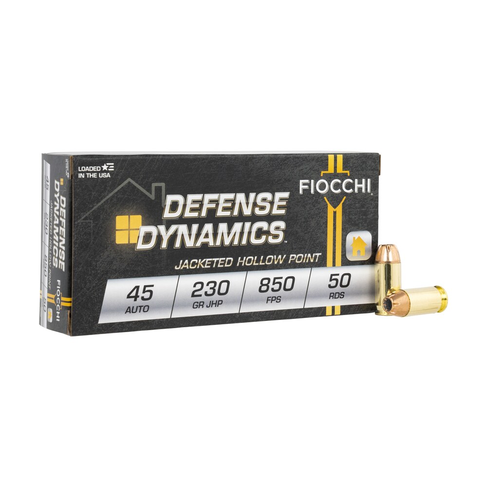 fiocchi 45t500 defense dynamics 45acp 230gr jacketed hollow point 50 per box/10 case Fiocchi 45T500 Defense Dynamics 45ACP 230gr Jacketed Hollow Point 50 Per Box/10 Case Sports South item 98280