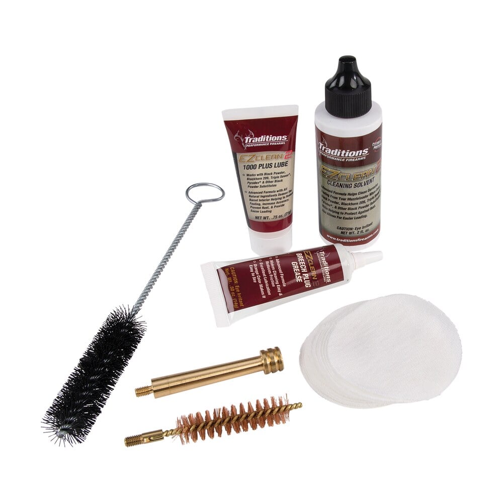 traditions a3960 ez clean 2 muzzleloader cleaning kit 50 cal 7 pieces Traditions A3960 EZ Clean 2 Muzzleloader Cleaning Kit 50 Cal 7 Pieces Sports South item 98716