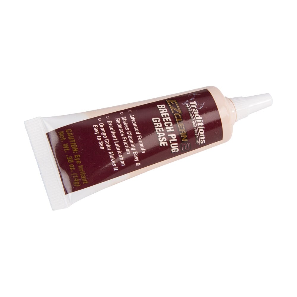 traditions a1933 ez clean 2 breech plug grease lubricates 0.50 oz squeeze tube Traditions A1933 EZ Clean 2 Breech Plug Grease Lubricates 0.50 oz Squeeze Tube Sports South item 98720