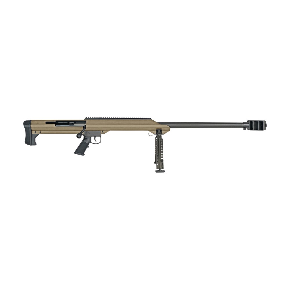 barrett 13273 m99 50 bmg 32″ 1rd flat dark earth cerakote flat dark earth fixed w/sorbothane recoil pad stock black polymer grip right hand Barrett 13273 M99 50 BMG 32" 1rd Flat Dark Earth Cerakote Flat Dark Earth Fixed Sports South item 9874