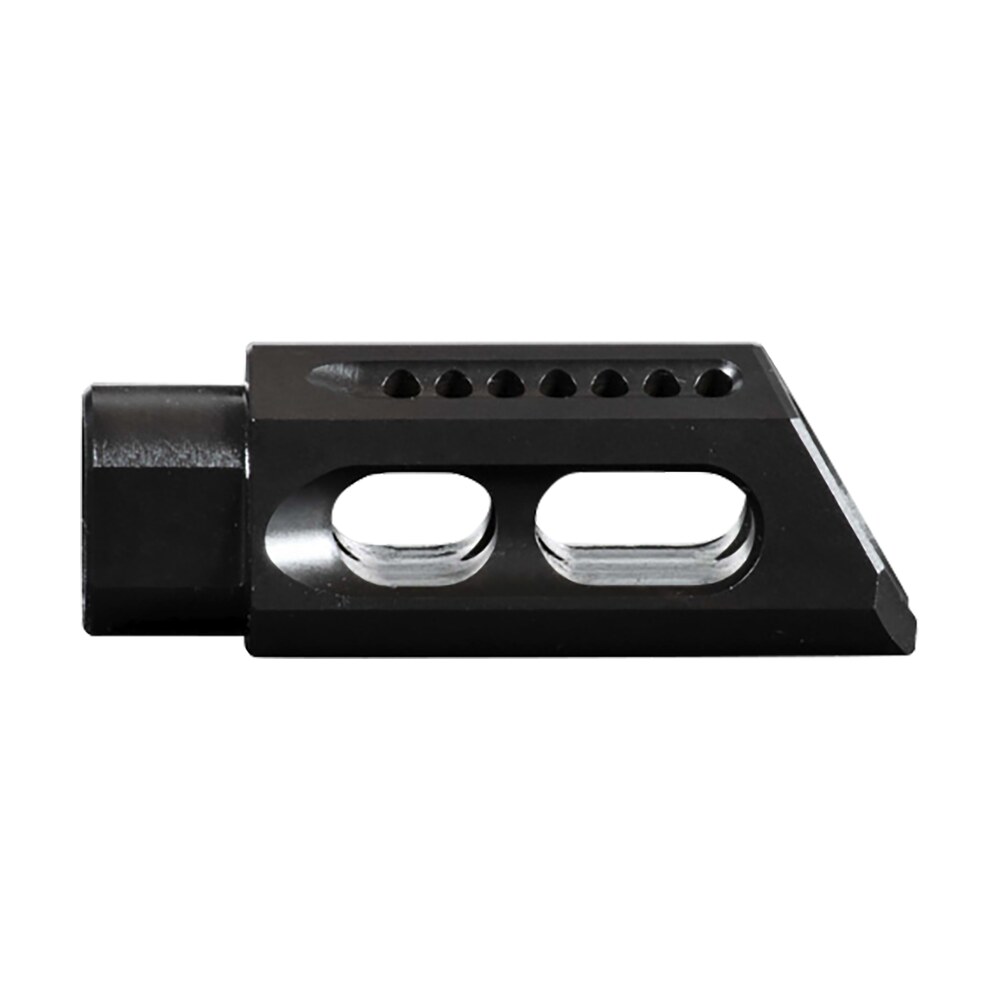 yankee hill 26mba slant muzzle brake black steel with 1/2" 28 tpi threads & 2.50" oal for 5.56x45mm nato ar platform Yankee Hill 26MBA Slant Muzzle Brake Black Steel Sports South item 98767