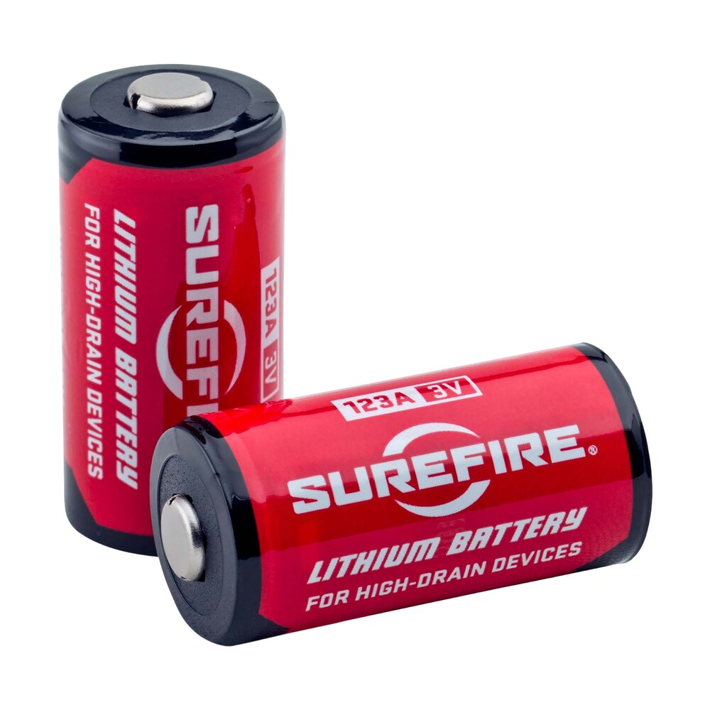 surefire sf6bc 123a batteries red/black 3.0 volts 1,500 mah (6) single pack clamshell SureFire SF6BC 123A Batteries Red/Black 3.0 Volts 1,500 mAh (6) Single Pack Clamshell Sports South item 9886