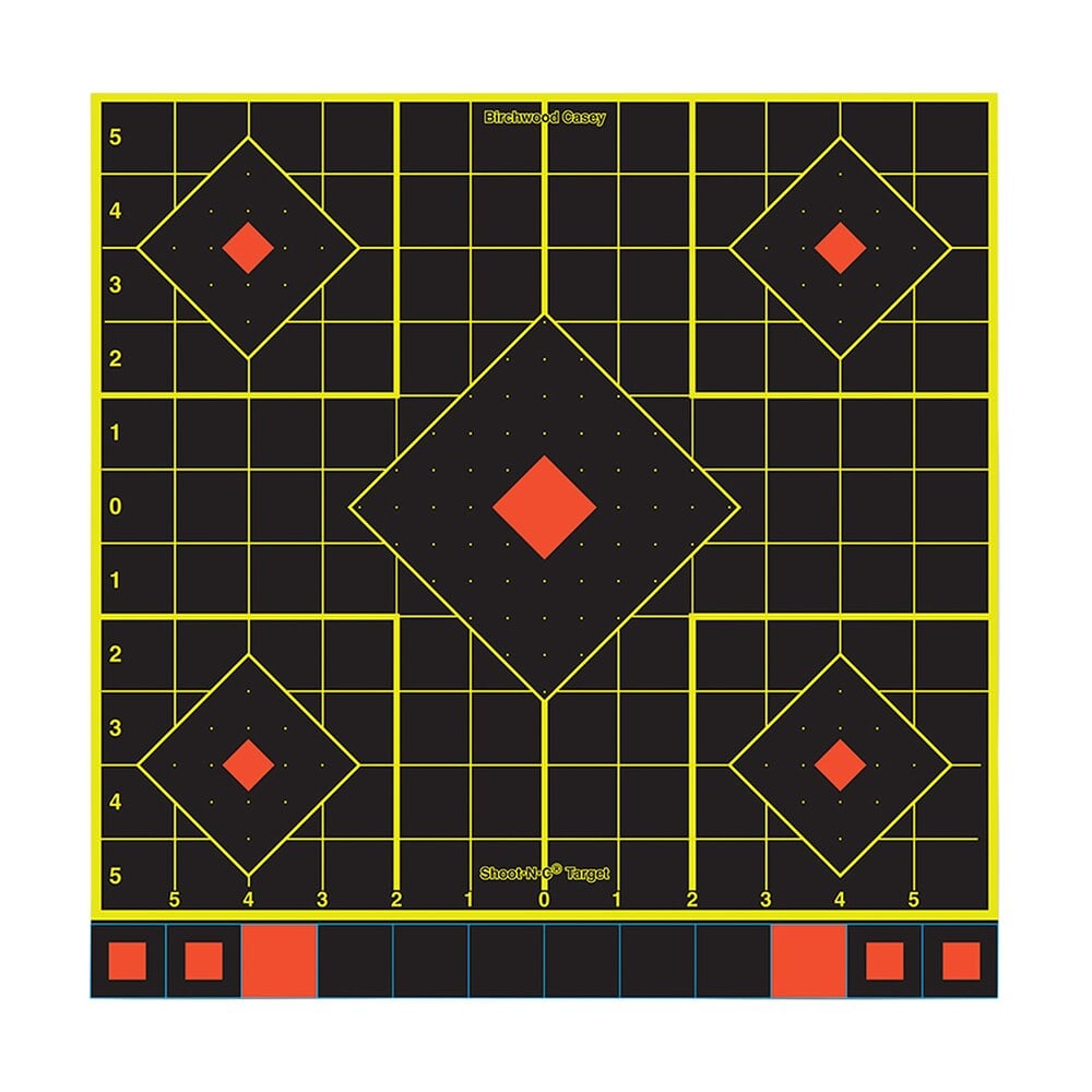 birchwood casey 34207 shoot n c reactive target self adhesive paper multi color 12" 5 diamond 5 pack Birchwood Casey 34207 Shoot-N-C Reactive Target Self-Adhesive Paper Multi Color 12" 5-Diamond 5 Sports South item 99008