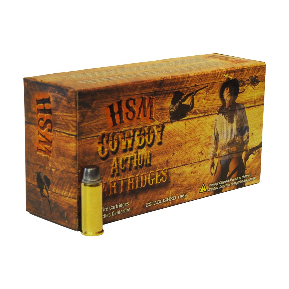 hsm 45c2n cowboy action 45 colt 200 gr round nose flat point 50 per box/ 10 case HSM 45C2N Cowboy Action 45 Colt 200 gr Round Nose Flat Point 50 Per Box/ 10 Case Sports South item 99228