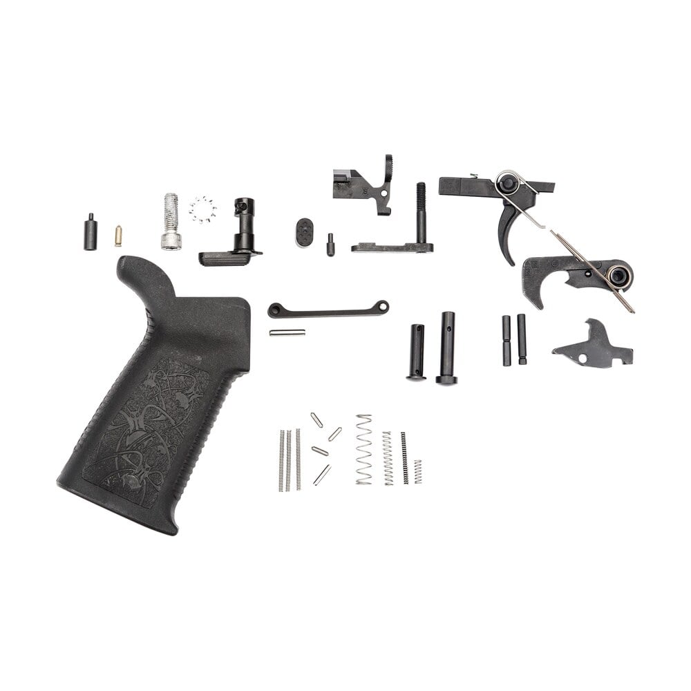 spikes tactical slpk101 lower parts kit multi caliber black oxide stainless steel ar platform Spikes Tactical SLPK101 Lower Parts Kit Multi-Caliber Black Oxide Stainless Steel AR-Platform Sports South item 99766