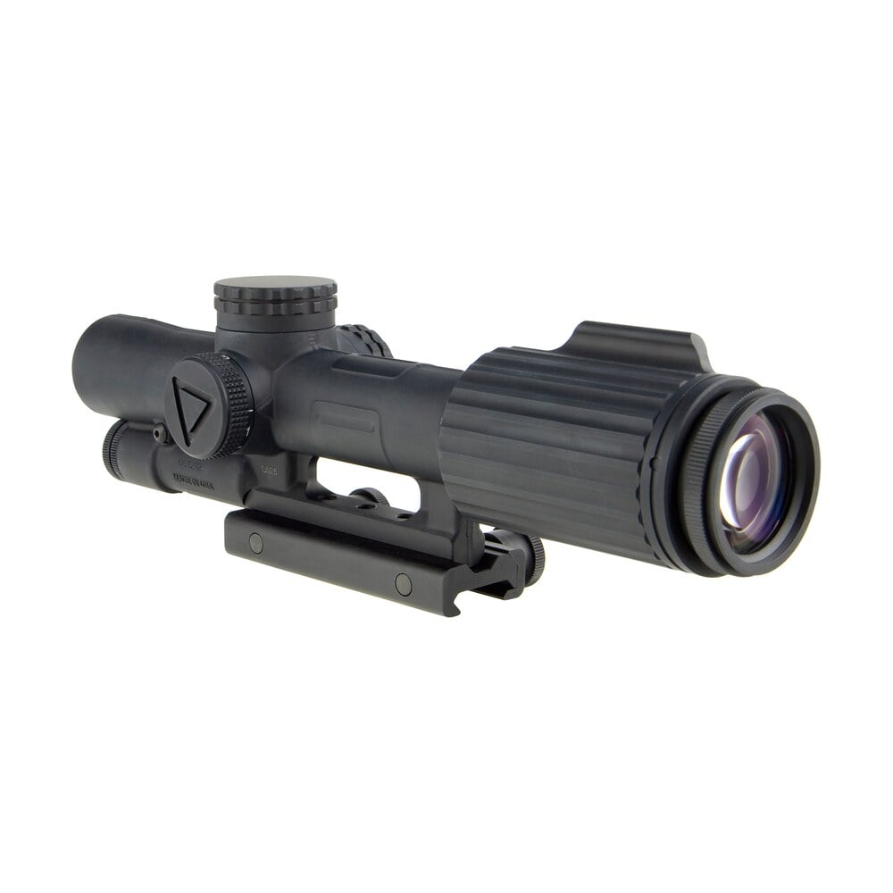 trijicon 1600002 vcog black hardcoat anodized 1 6x 24mm led illuminated red horseshoe dot w/crosshair 223 55gr reticle Trijicon 1600002 VCOG Black Hardcoat Anodized 1-6x 24mm LED Illuminated Red Horseshoe Dot Sports South item 99860